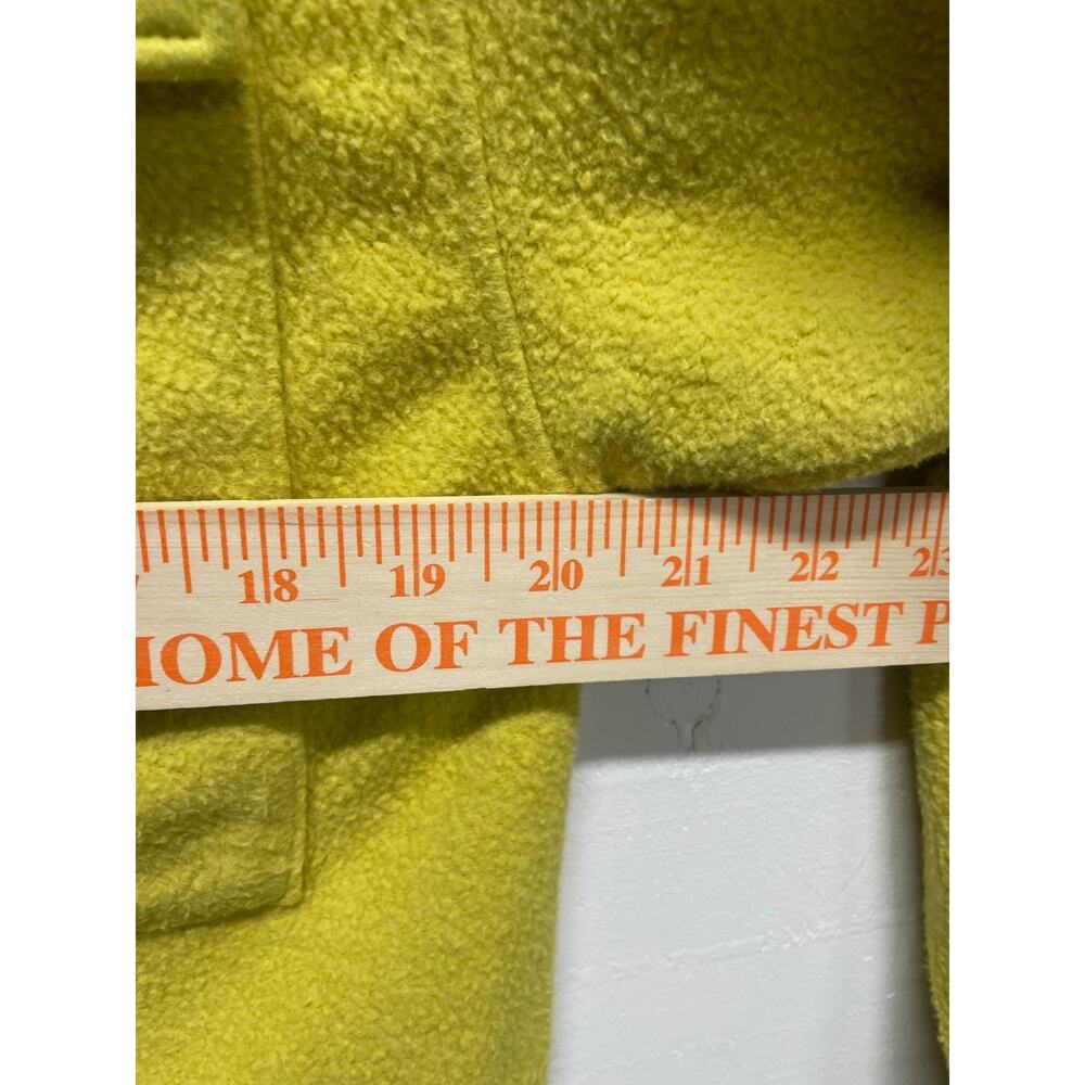 Wild Fable Women's Yellow Fleece Jacket Shacket Size XS Button Up Long Sleeve - Picture 5 of 7